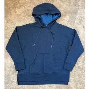 Athletic Hoodie Sporty Blue Sweatshirt, Women's size M